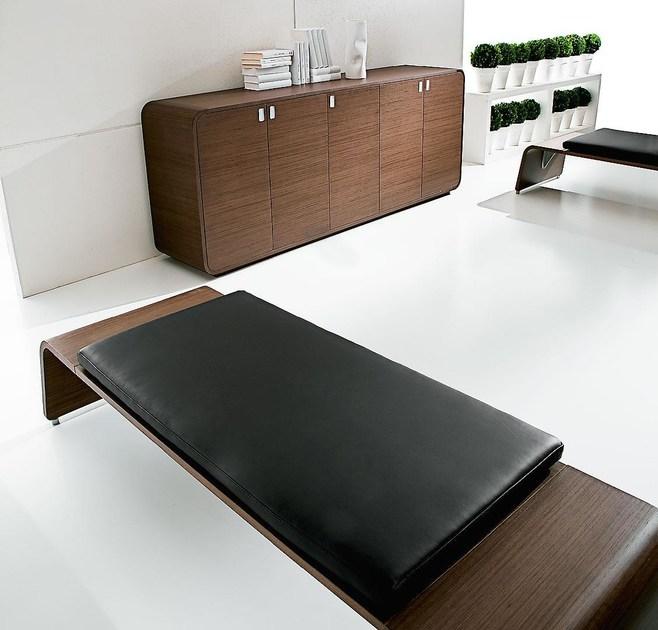 IFT Низкая тумба для офиса из фанерованной древесины с замком Sestante sun-id-1447337 - Вид №4