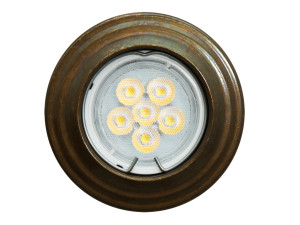 Латунный утопленный прожектор