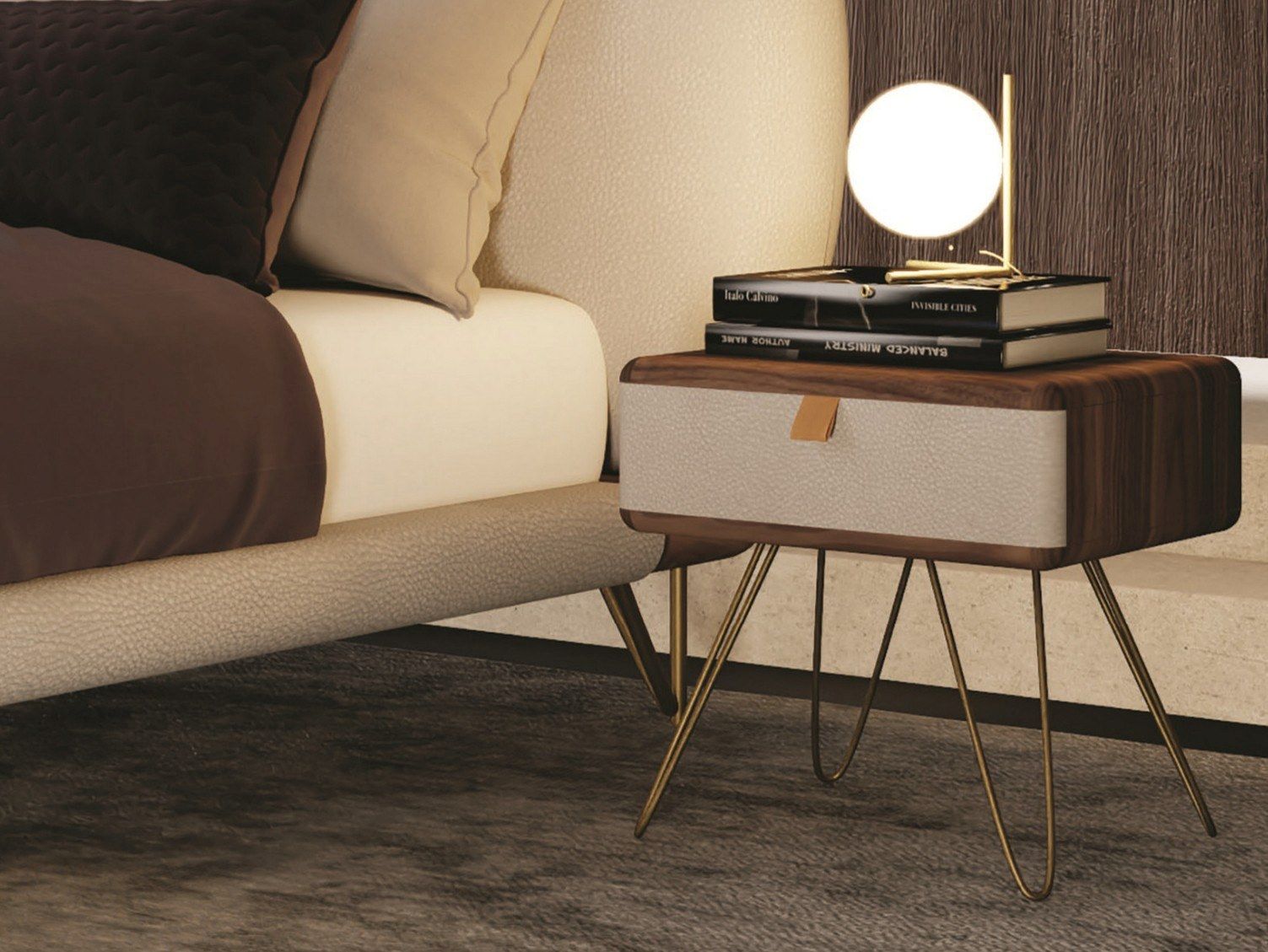 Деревянная прямоугольная тумбочка с ящиками CASA +39 ENCORE Italia ARCH-00121913 - Вид №1