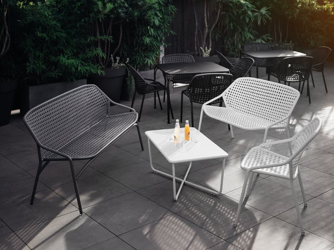 Стальной прямоугольный садовый стол Fermob CROISETTE ARCH-00101385 - Вид №1