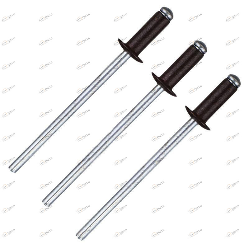 Заклёпка Matrix RAL8017 3,2х8мм цвет тёмно-коричневый 50шт 12216