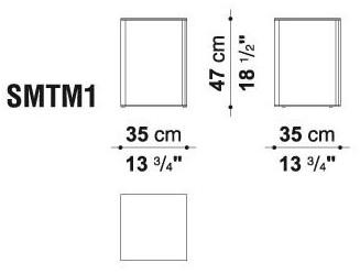 Maxalto Модульный квадратный журнальный столик из зеркального стекла Elios sun-id-1370640 - Вид №2