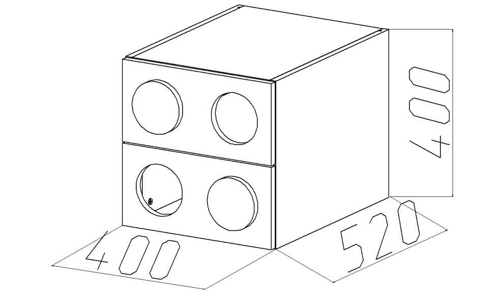 Тумбочка детская с 2 ящиками "Леголенд" МАНДАРИН ЛЕГОЛЕНД 179555 Белый;голубой Santreyd  - Вид №4