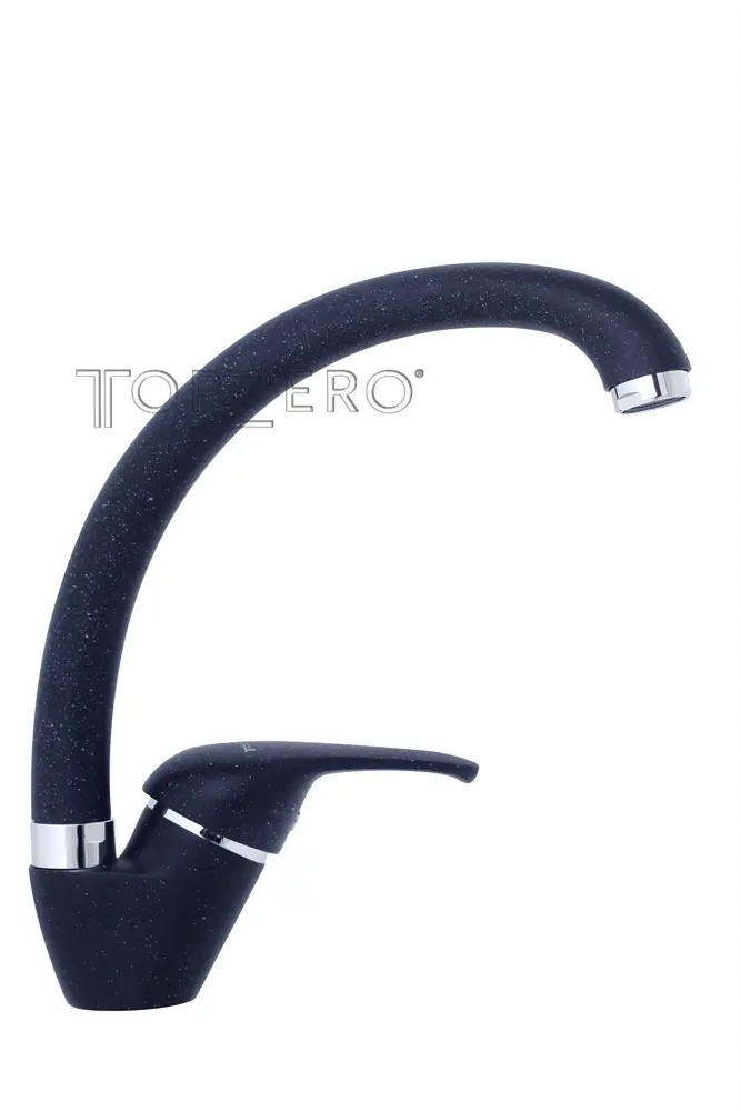 90226038 Смеситель для кухни 21.8 см TOPZERO цвет черный Carlo 40 STLM-0139346