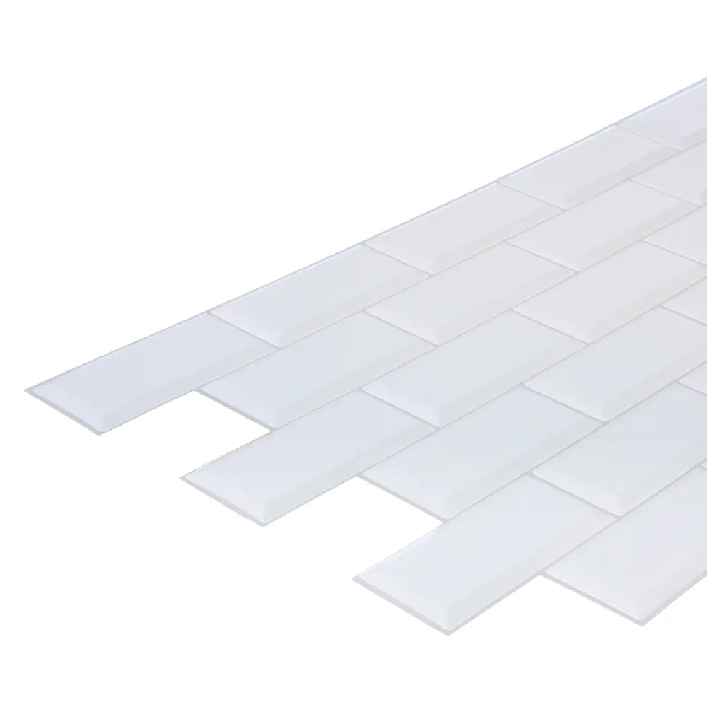 GRACE Панель ПВХ листовая Белая плитка 966×484 мм для интерьера 81968449 STLM-0016028 - Вид №1