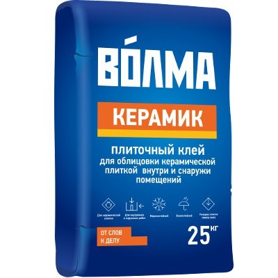 Плиточный клей Волма Керамик Плюс 25кг 3507 - Вид №1