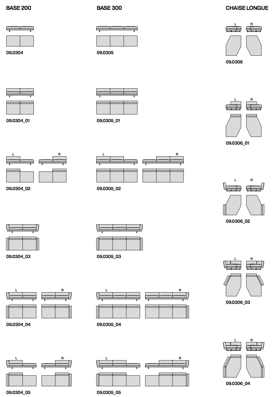 Porada Модульный тканевый диван с шезлонгом Twenty sun-id-1370247 - Вид №4