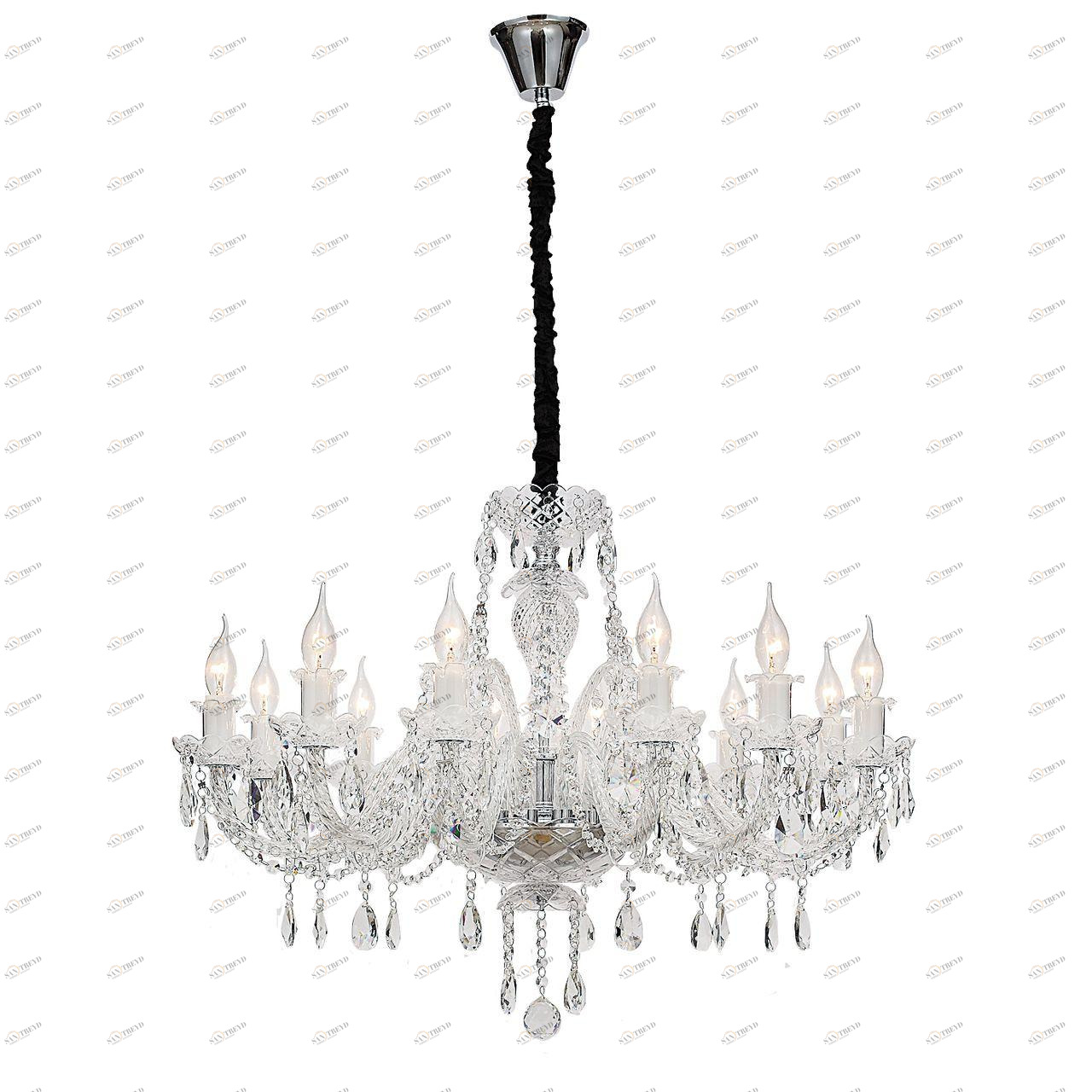 Подвесная люстра Favourite Lawanda 2022-12P FAVOURITE ДИЗАЙНЕРСКИЕ, LAWANDA 108673 Хром 