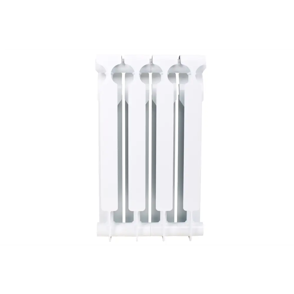 Радиатор секционный Equation Aluminium 350/90 4 секции боковое подключение алюминий белый STLM-2178165 - Вид №2