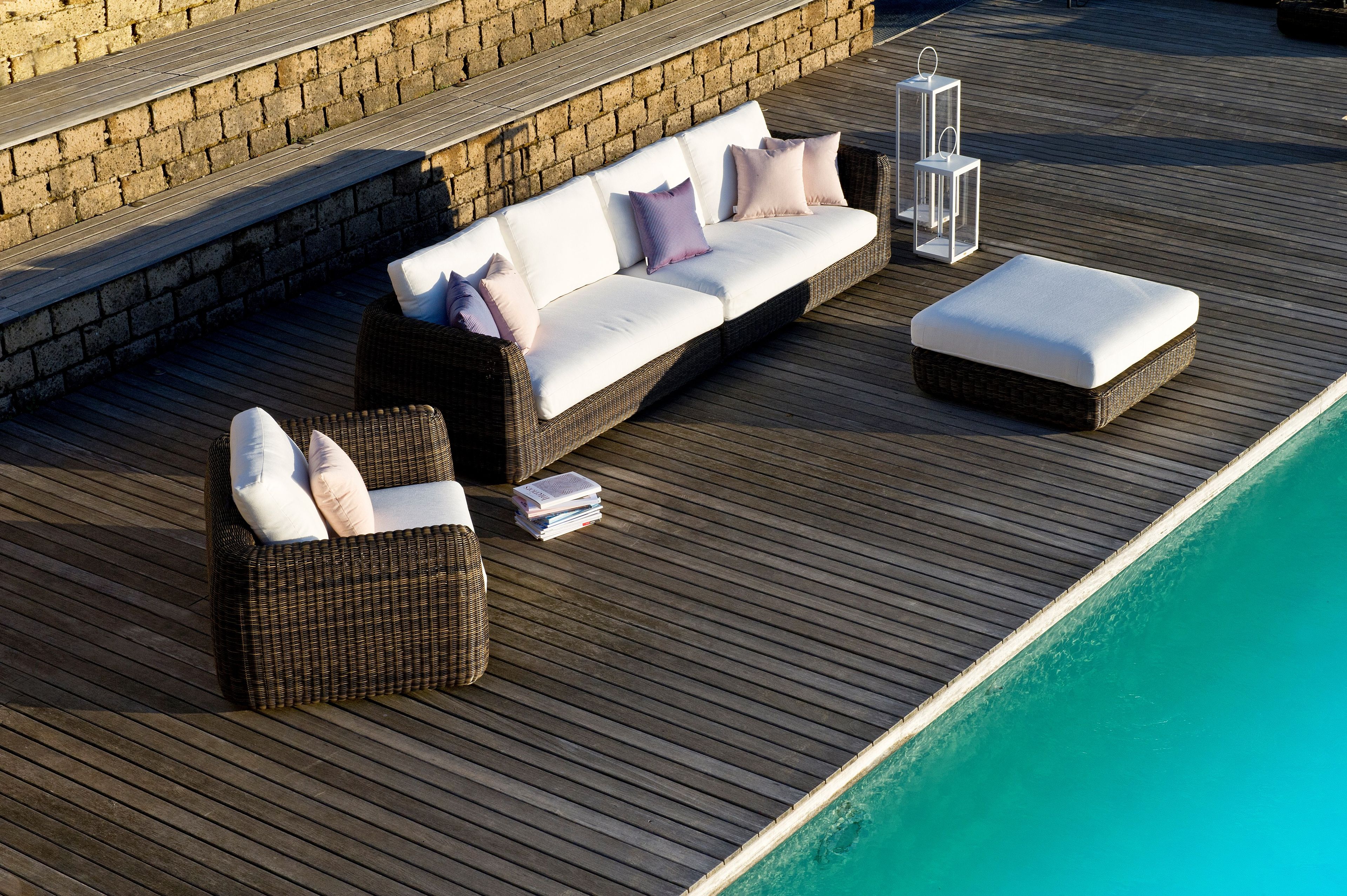 Waprolace® 3-местный садовый диван Unopiù ARCH-00140172 - Вид №5