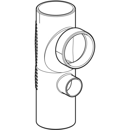 308.811.14.1 Крестовина односторонняя Geberit Silent-db20 88,5° Geberit  - Вид №1