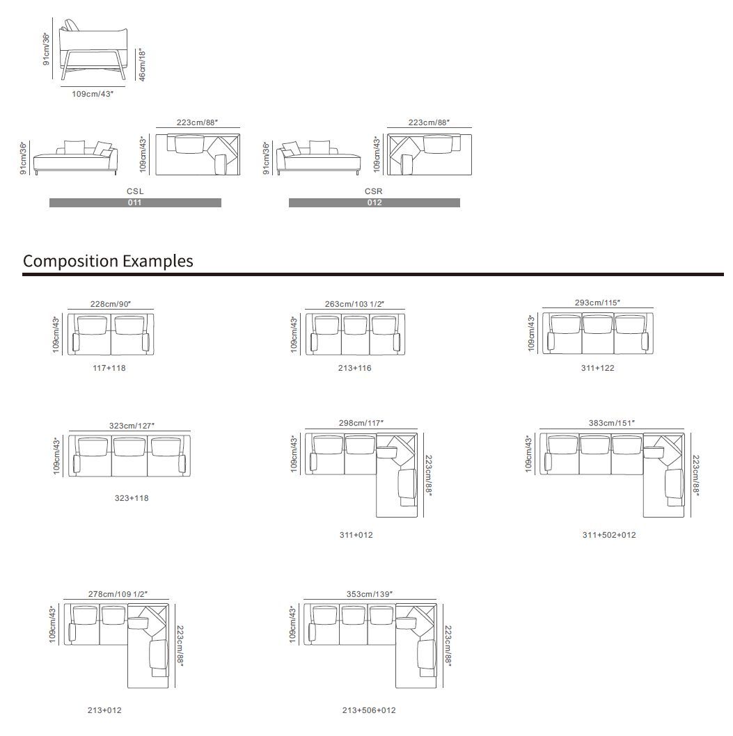 3-местный кожаный диван CAMPO DE' FIORI IBIZA ARCH-00085434 - Вид №9