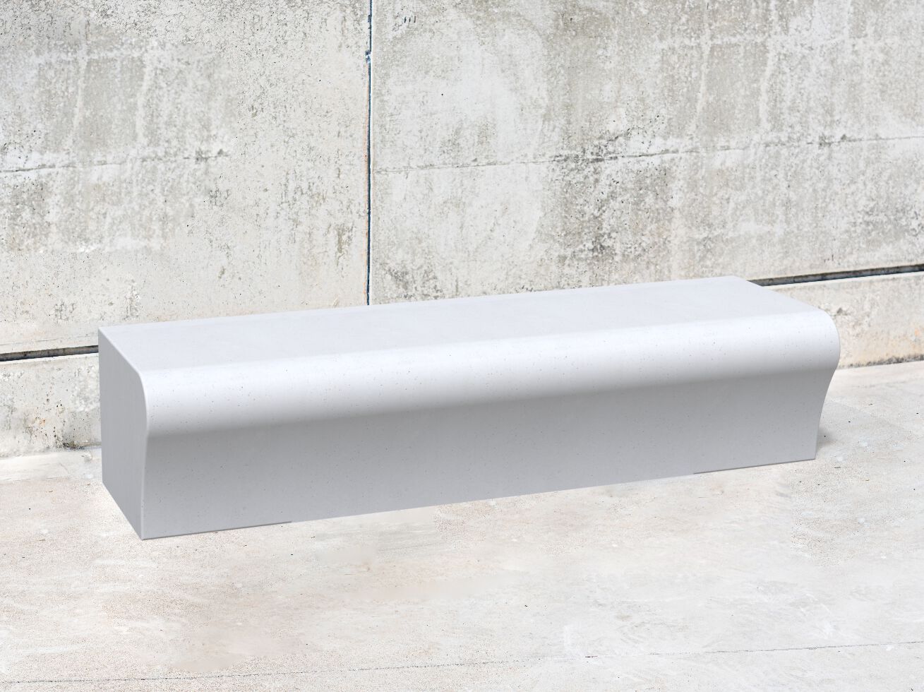 Модульная скамья из армированного волокном бетона без спинки SIT WAVE ARCH-00047338