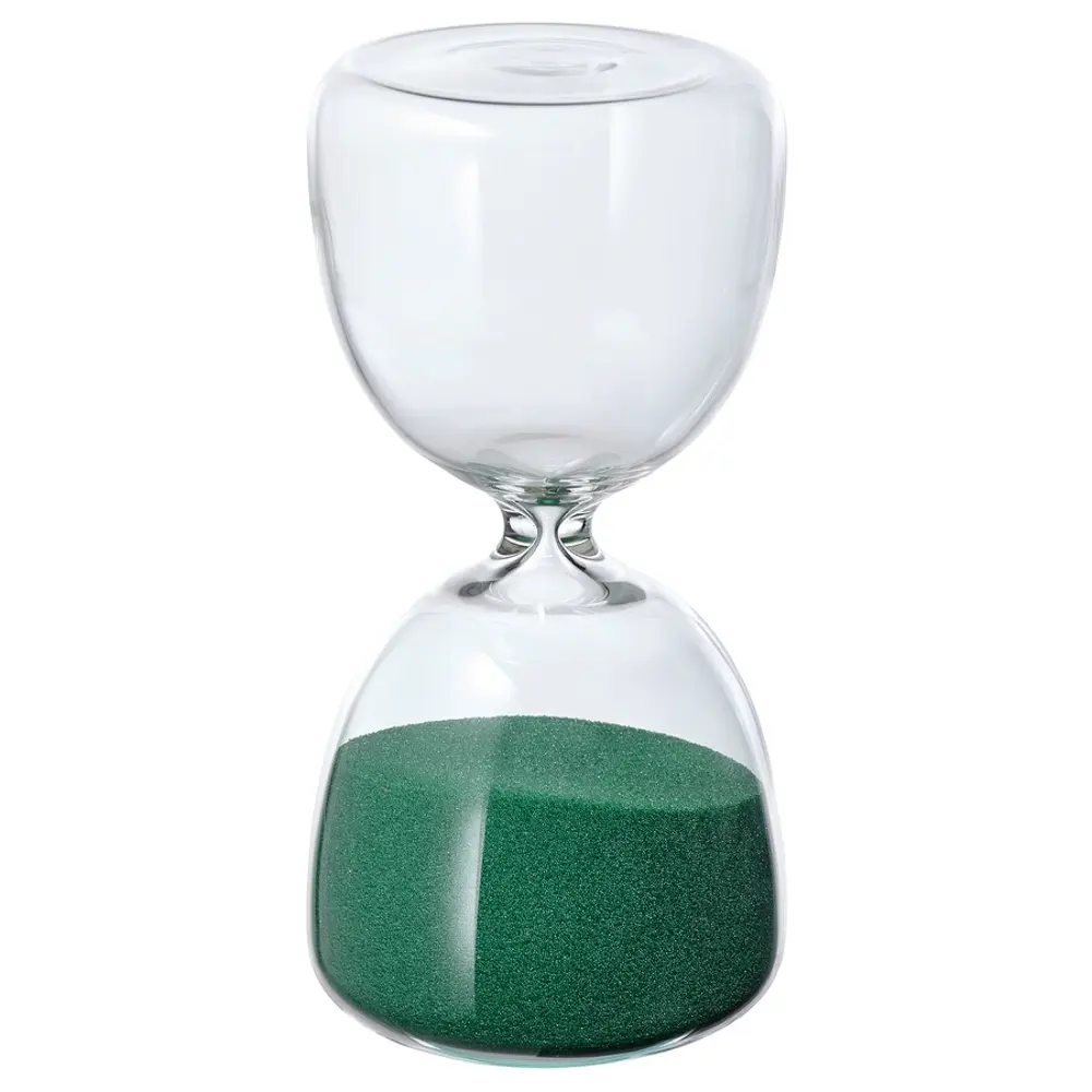 Часы настольные Sands песочные стекло цвет зеленый 15 см 89342815 STLM-2011843 Santreyd