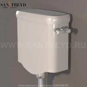 107201 Бачок для унитаза Белый Kerasan RETRO Италия