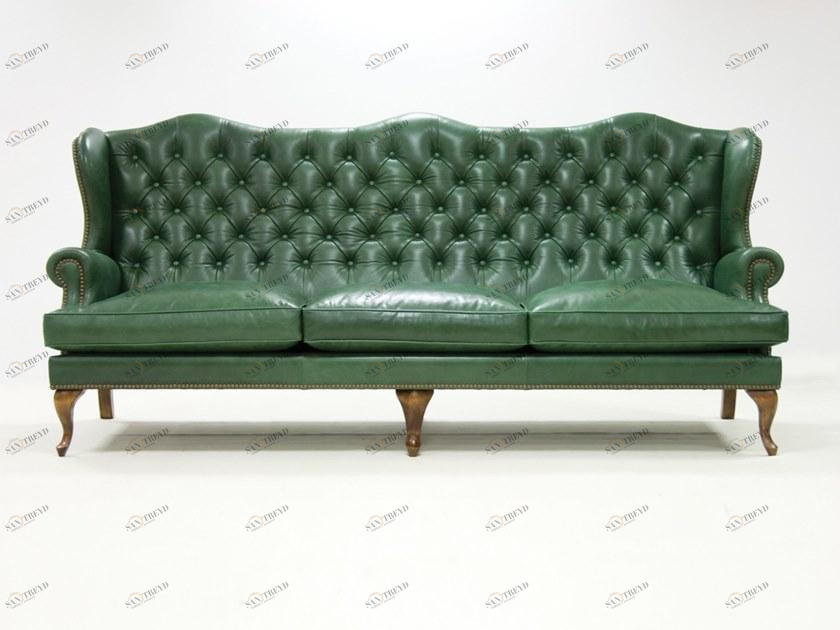 CREARTE COLLECTIONS Стеганый 3-местный кожаный диван Dover crearte 68