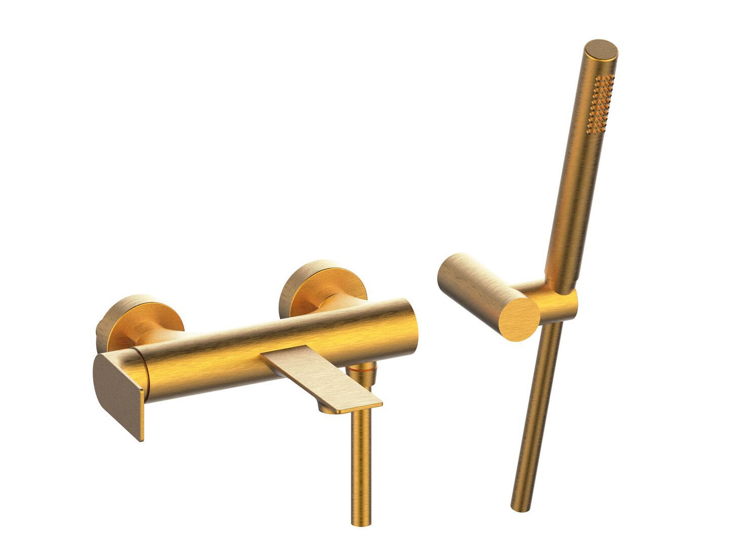 Настенный смеситель для ванны с ручным душем Rubinetterie Frattini Нарцисс ARCH-00106008