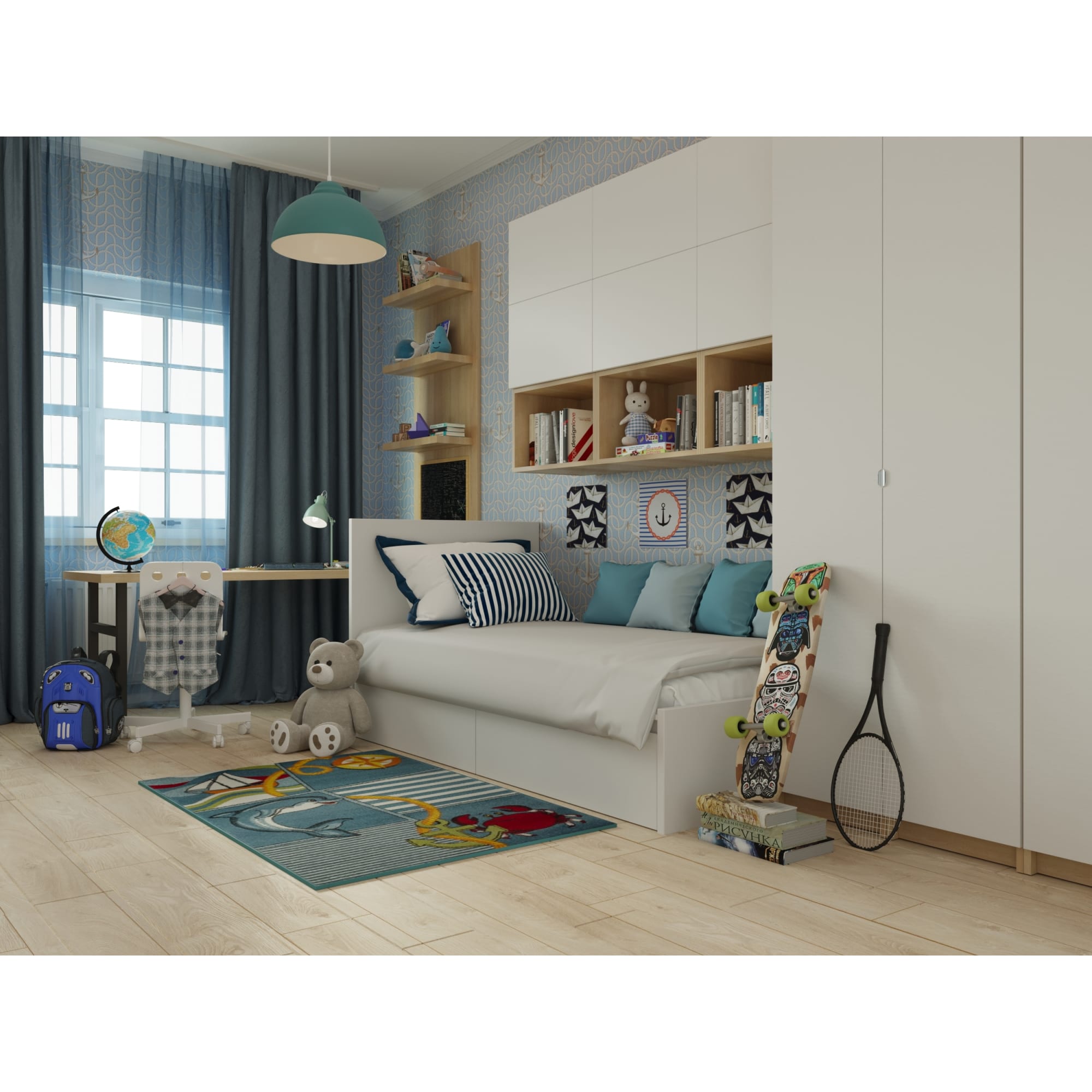 81965182 Каркас шкафа МФ 60,1x38,4x41,7 см, цвет дуб сонома Santreyd  - Вид №5