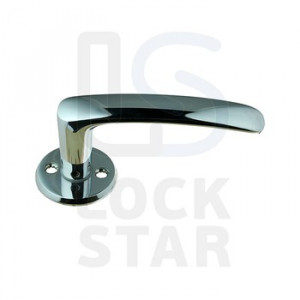 Ручка дверная 27K Ms/CR (4/007) Santreyd LK01-862