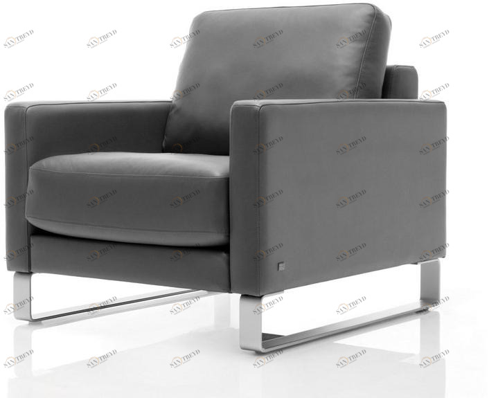 Rolf Benz Кожаное кресло с подлокотниками Rolf benz 011 ego sun-id-1511913