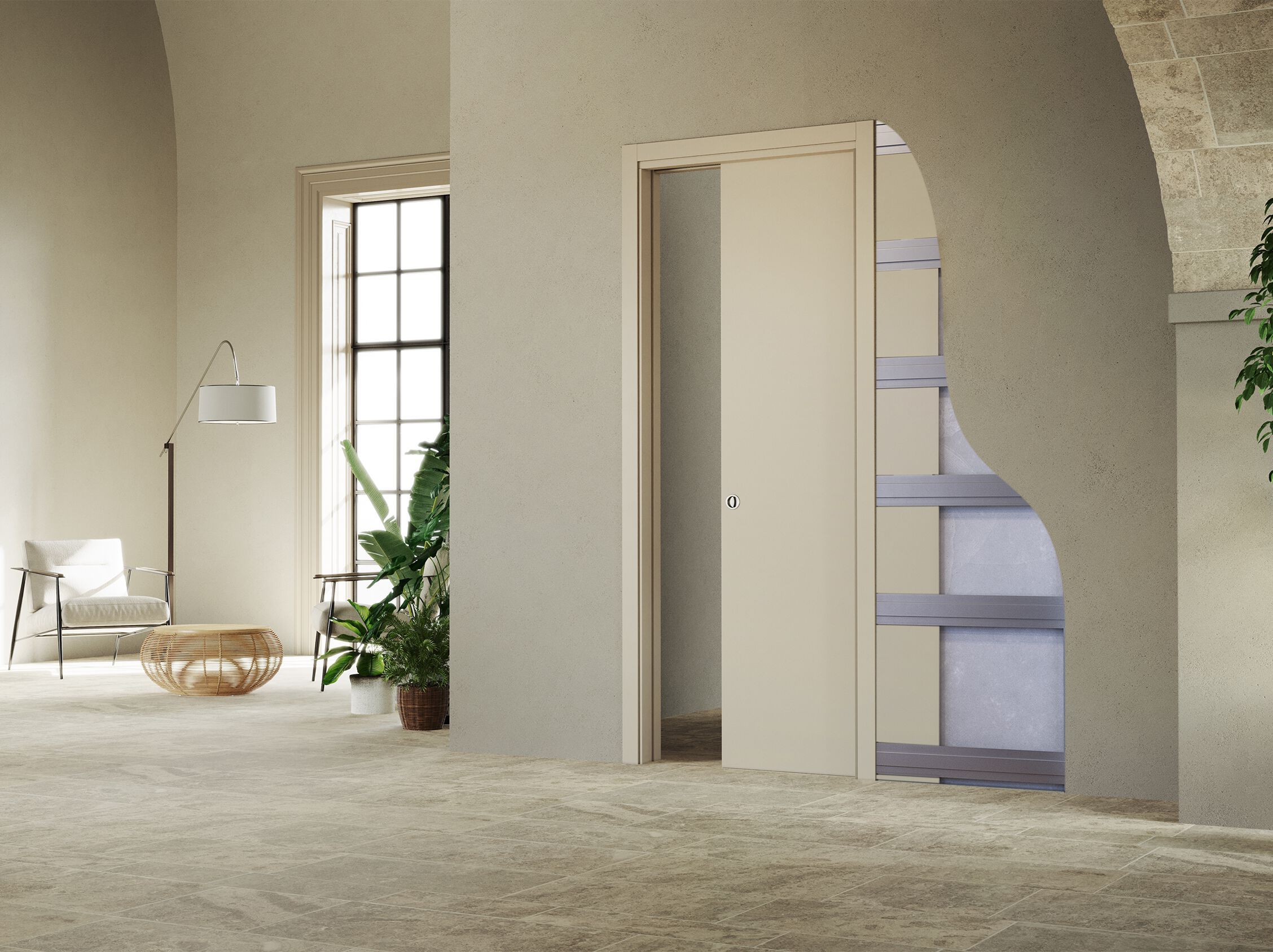 Раздвижные двери Ermetika EvoKart ARCH-00075347