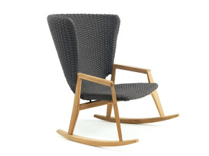 Тканевое кресло-качалка