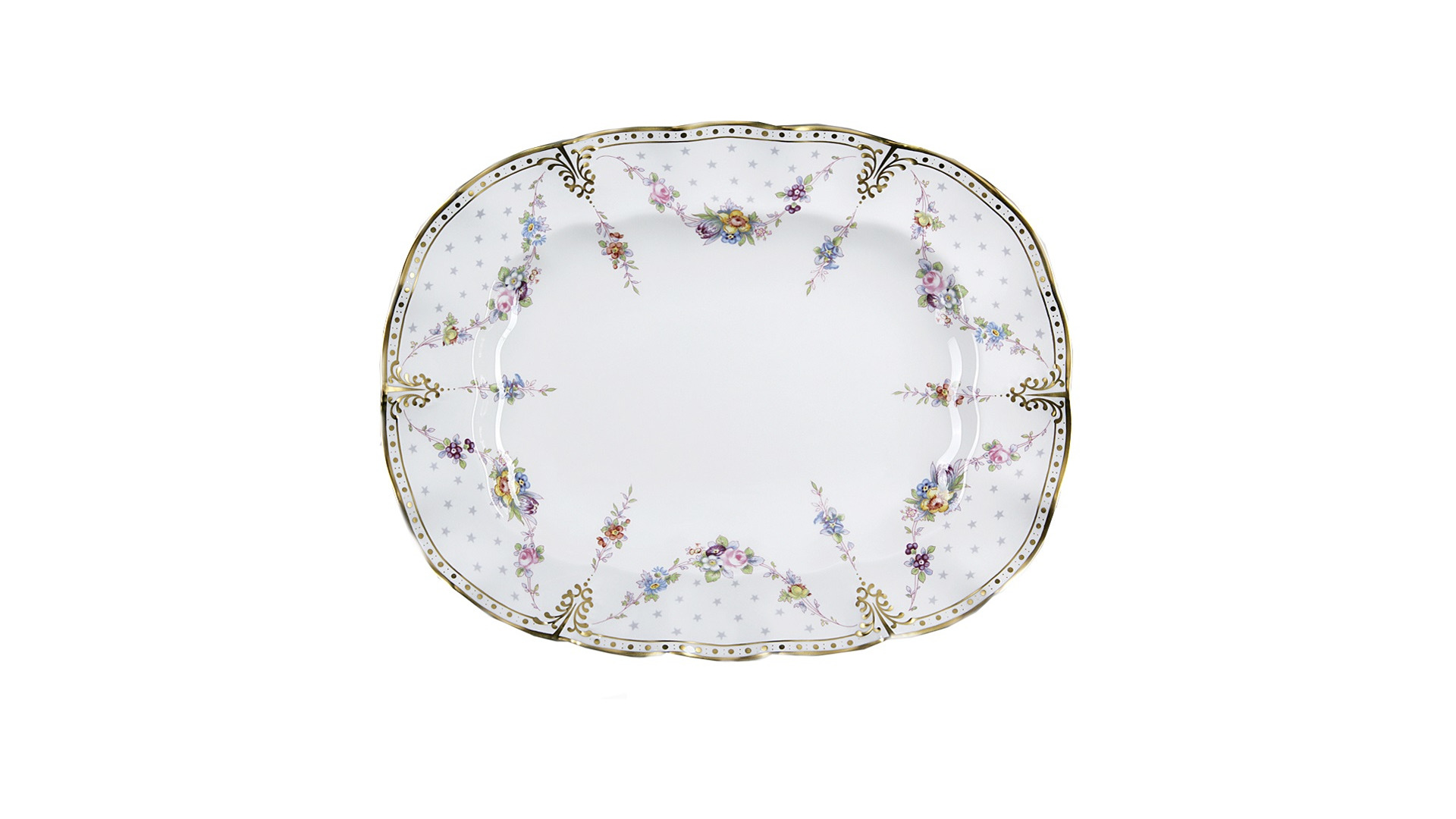 10676170 Royal Crown Derby Сервиз столовый Royal Crown Derby Роял Антуанетта на 6 персон 21 предмет, фарфор Фарфор костяной  - Вид №2