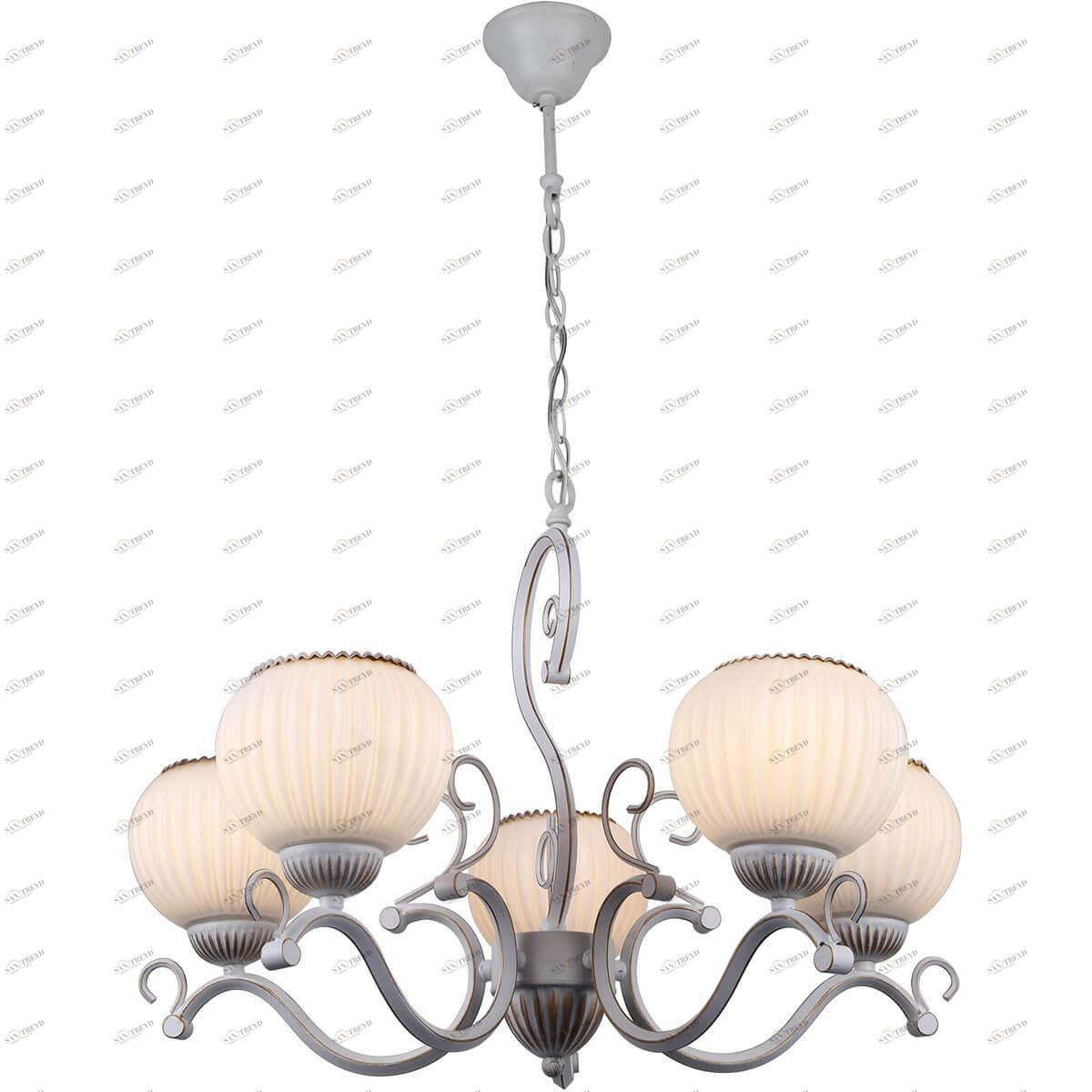 Подвесная люстра Omnilux Ovilo OML-53403-05 OMNILUX OVILO 187097 Белый 