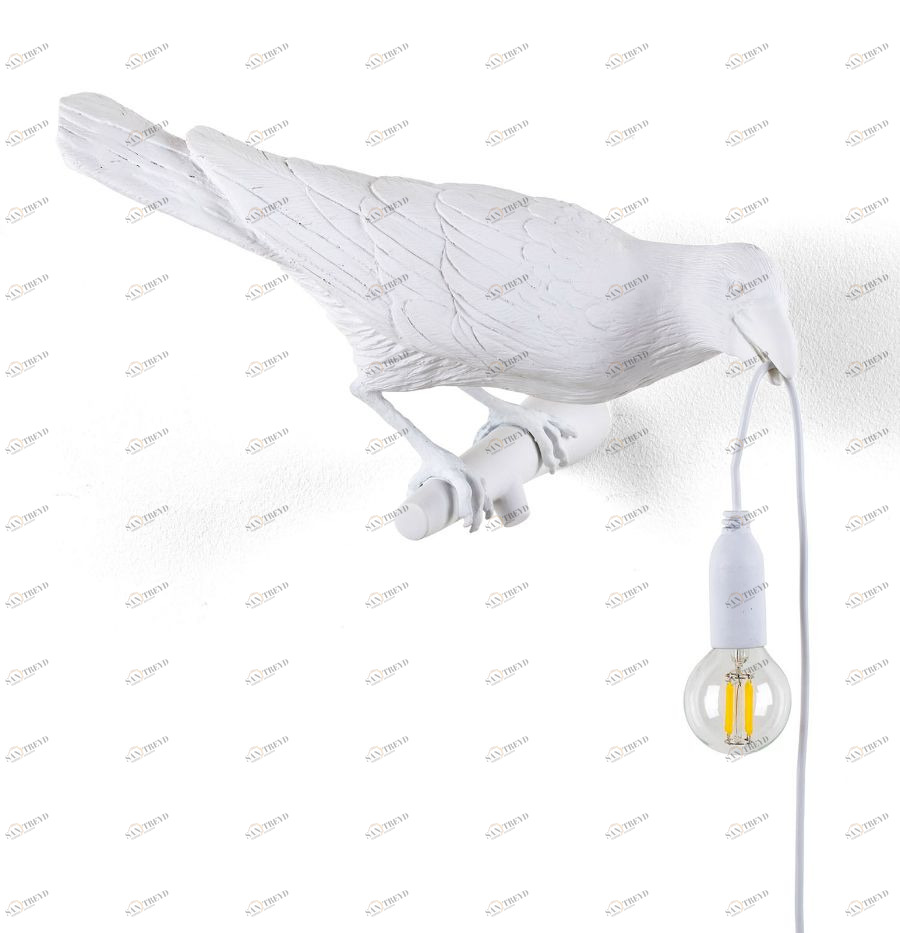 Светильник для улицы Bird Lamp Looking Right, белый Seletti 14721