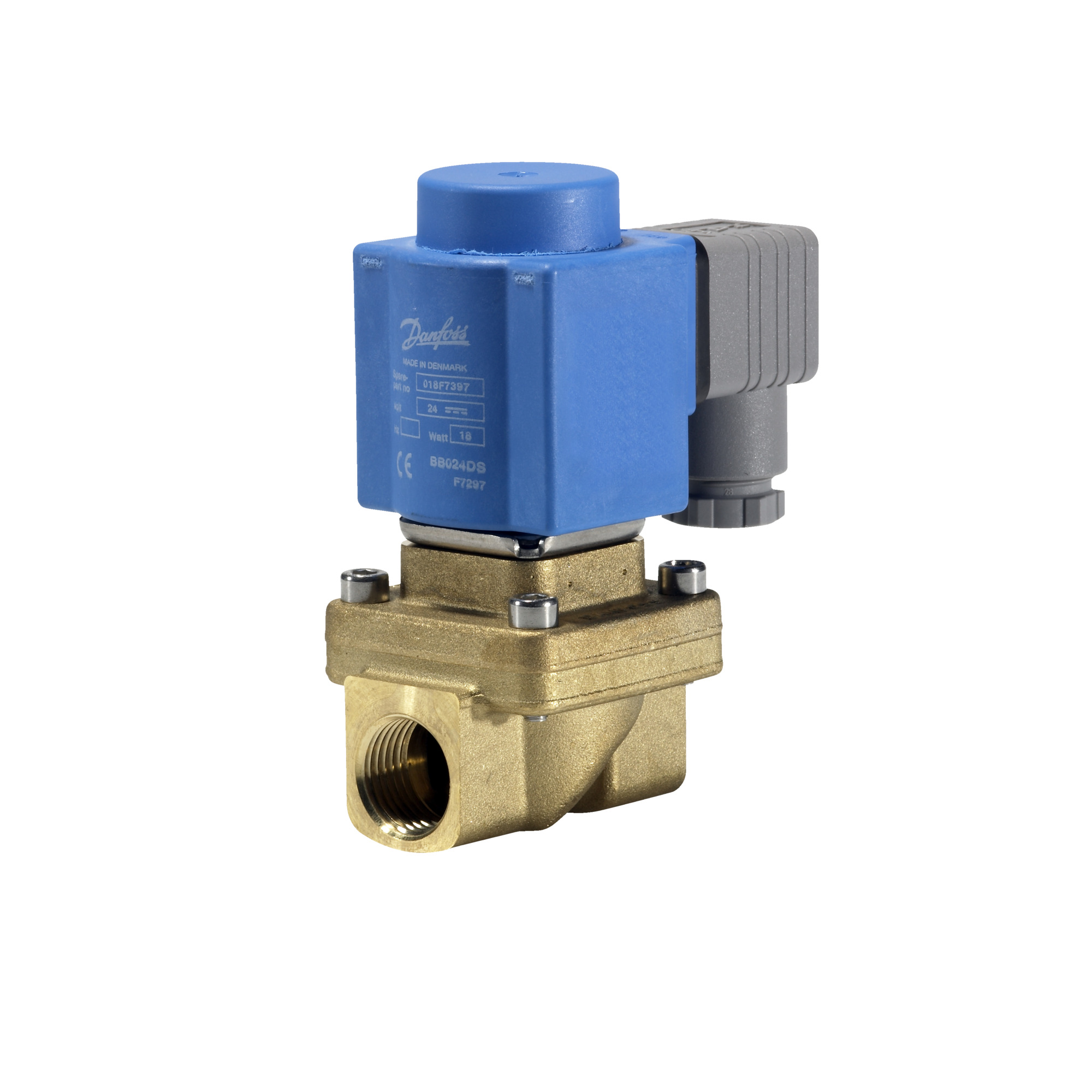 Danfoss EV250B — двухходовые электромагнитные клапаны с принудительным подъемом Клапан электромагнитный EV250B 032U5356  - Вид №5