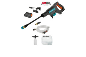 16453741 Аккумуляторная мойка высокого давления AquaClean Li-18 Premium Set 14800-31.000.00 Gardena
