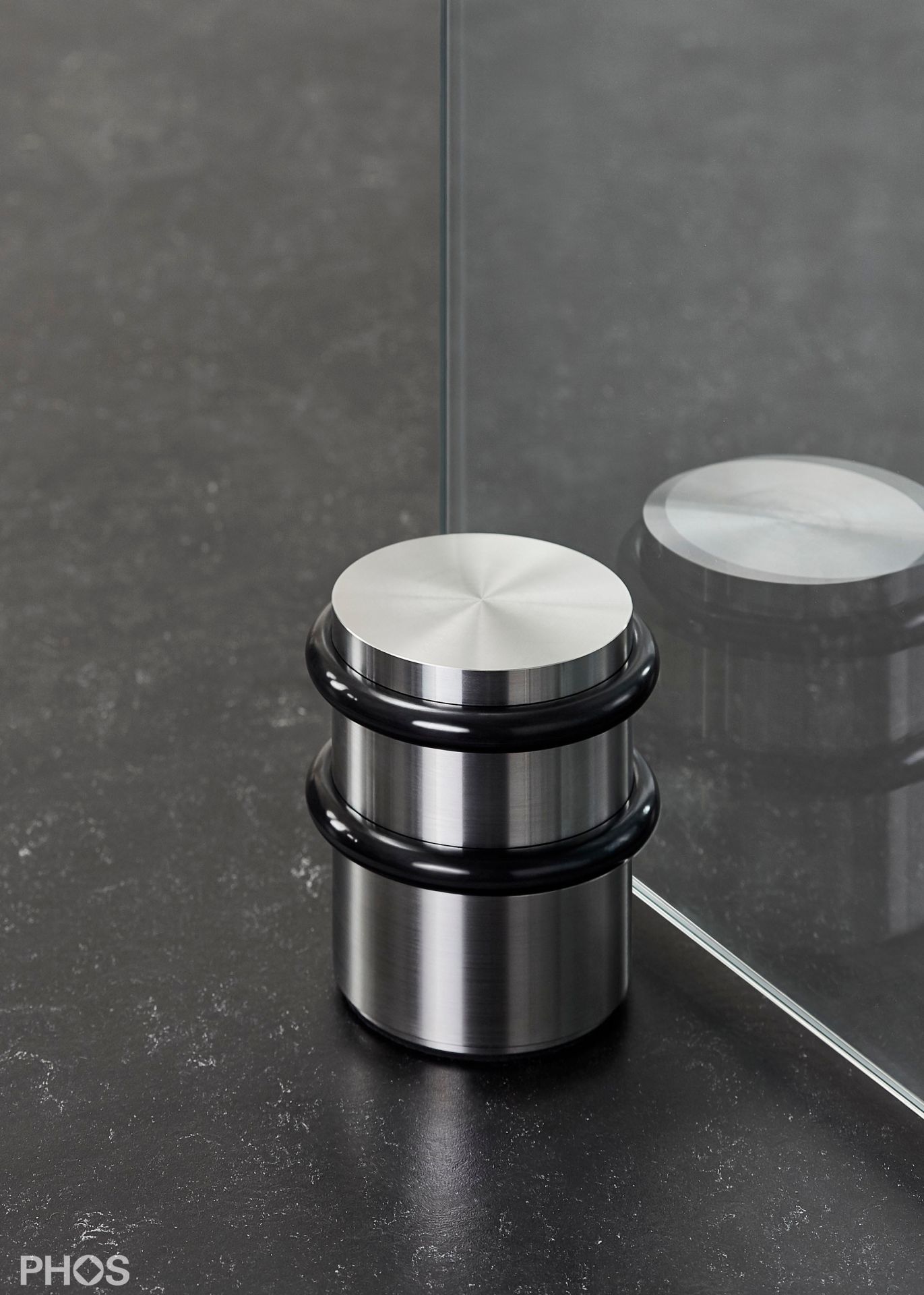 TSB90-110 Дверной стопор напольный, тяжелый, без шурупов. PHOS  - Вид №1