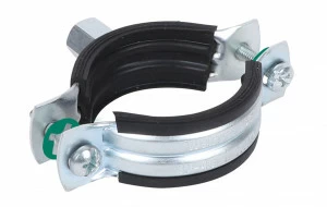 33435103 Крепление для труб  2S Хомуты с вкладышем epdm (M8/10) для стальных, медных, чугунных и пластиковых (многослойных) труб