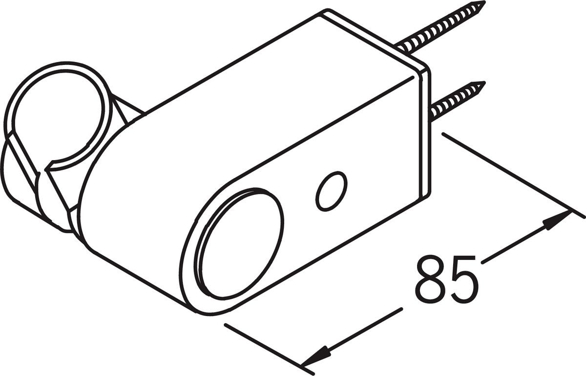 Oras 253100 Крепление 253100  Хром  - Вид №2