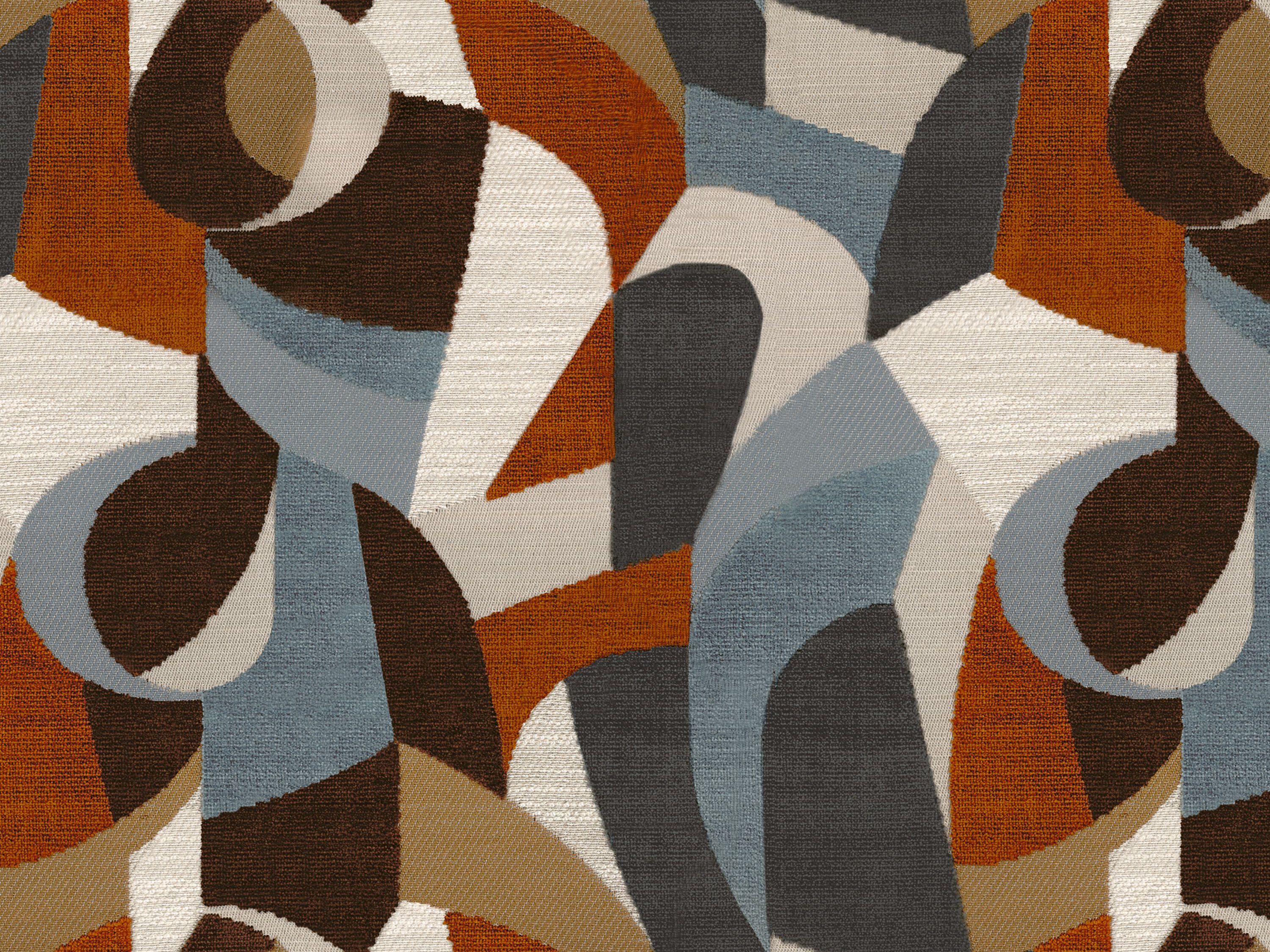 Многоцветная Жаккардовая обивочная ткань Casamance Machaya ARCH-00103656