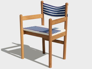 Садовый стул с подлокотниками