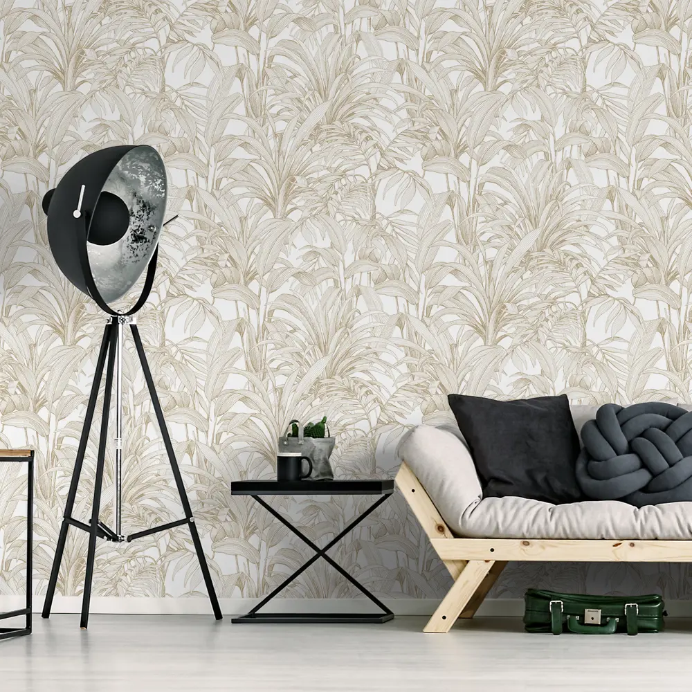 Обои флизелиновые Grandecolife Alma бежевые 1.06 м GDR122102 STLM-2130411 - Вид №2