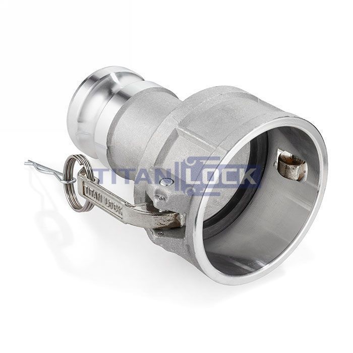 Камлок нержавеющий тип DА (переходник розетка 2" х ниппель 1 1/2"), TL2015DASS TITAN LOCK  - Вид №1