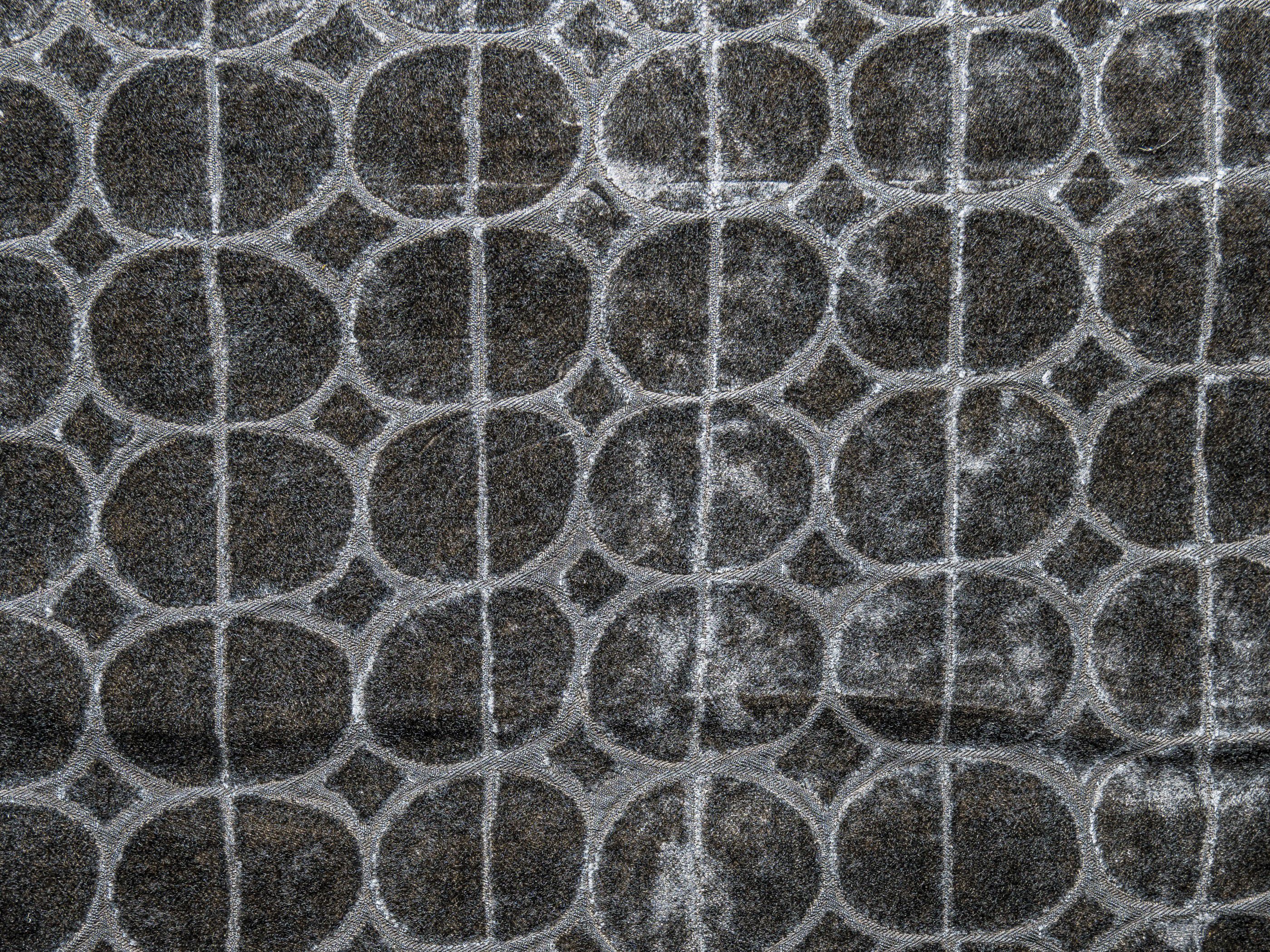 Ткань из вискозы, хлопка и льна с графическими узорами The House of Lyria HALLENCOURT ARCH-00028755 - Вид №6