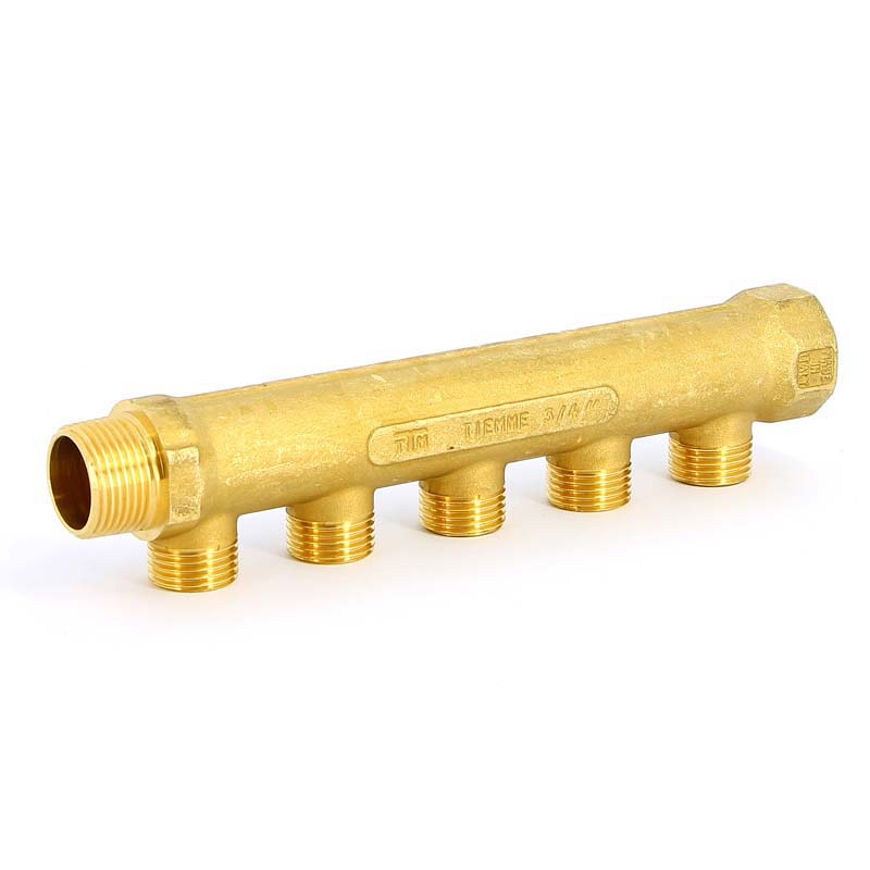 Коллектор НВ 3/4" TIEMME 5 выходов 1/2"Н 36мм 1910003 - Вид №1