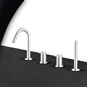 Смеситель для ванны глянцевая сталь Toki Radomonte TKI16L