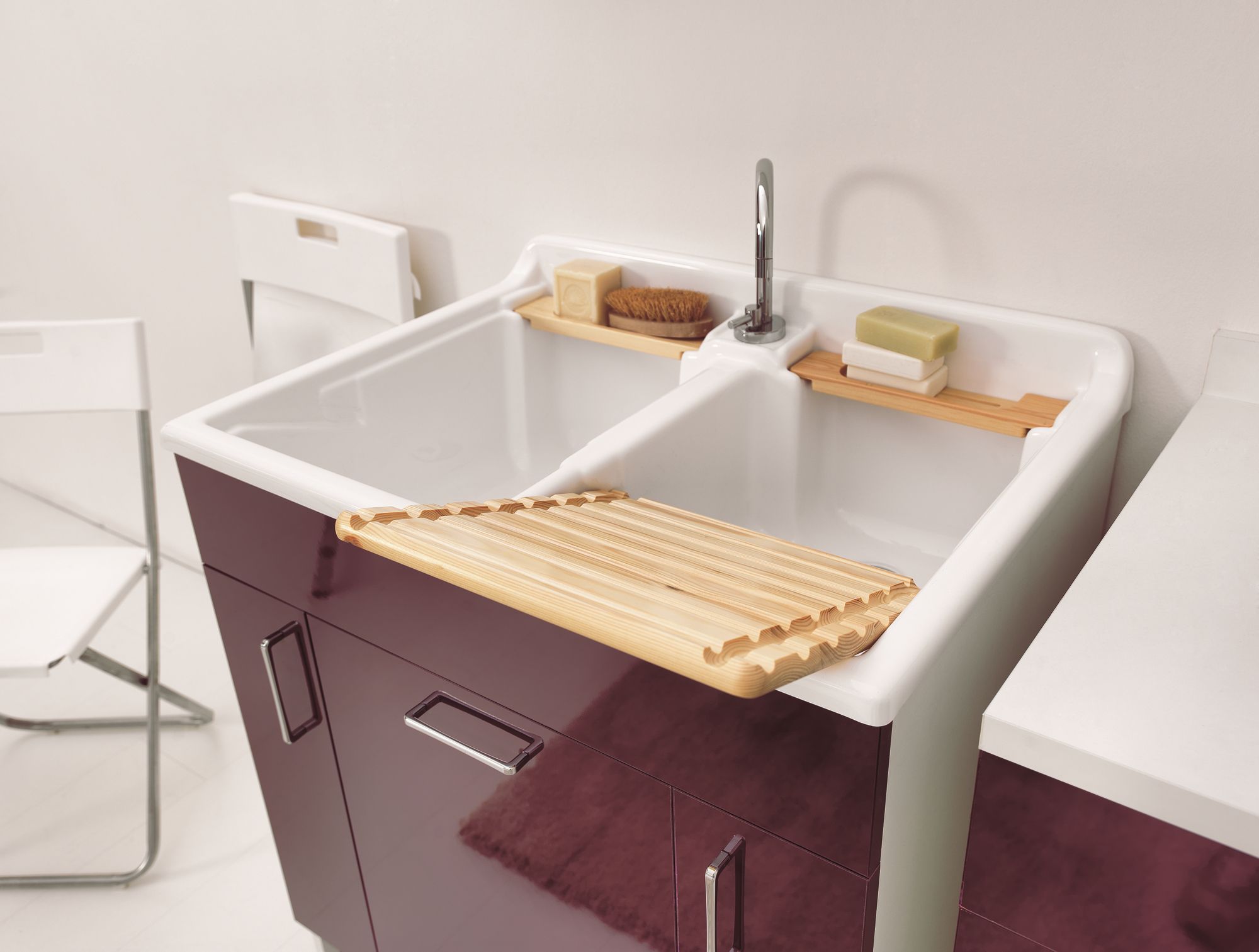 Шкаф для белья с бельевой стойкой COLAVENE Twist ARCH-00037812 - Вид №8