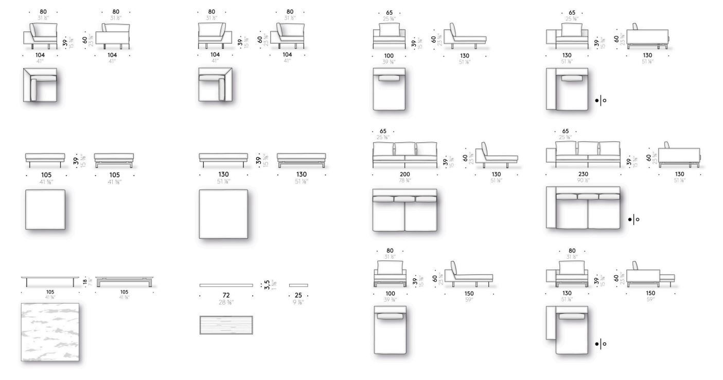Ткань линейный диван DE PADOVA Flying landscape ARCH-00139892 - Вид №4