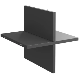 Вставка крестовая SPACEO KUB 380х315 мм, дерево, цвет графит