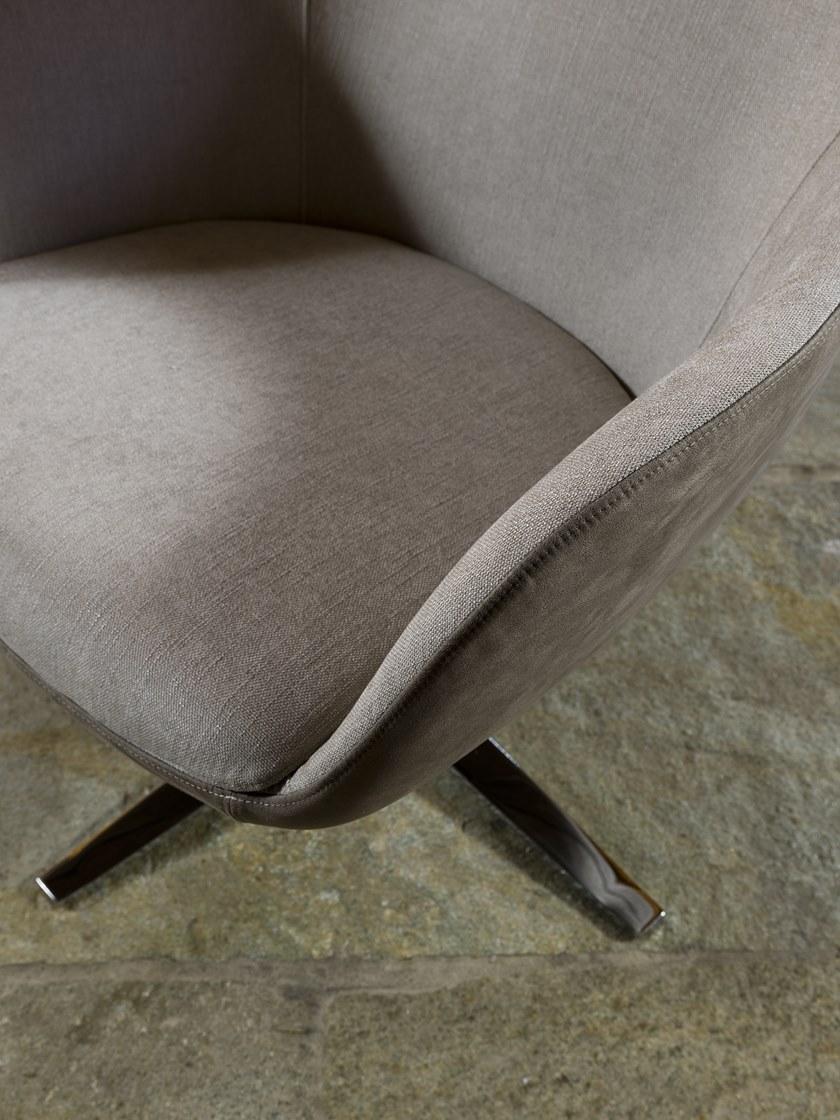 Flexstyle Вращающееся кресло с подлокотниками из ткани sun-id-1441339 - Вид №3