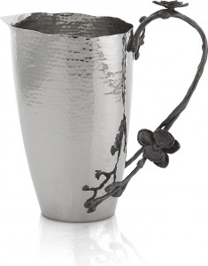 10541996 Michael Aram Кувшин Michael Aram "Чёрная орхидея" 1,6л (серебрист.) Сталь нержавеющая