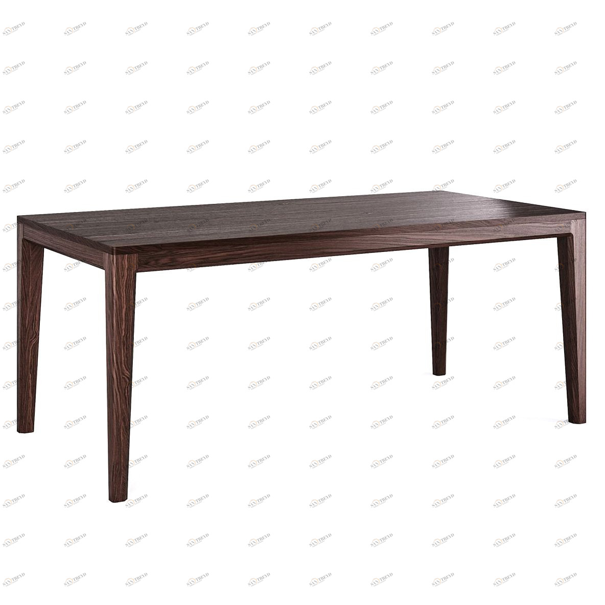 Обеденный стол прямоугольный темный дуб 180 см Mavis THE IDEA  210062 Коричневый 