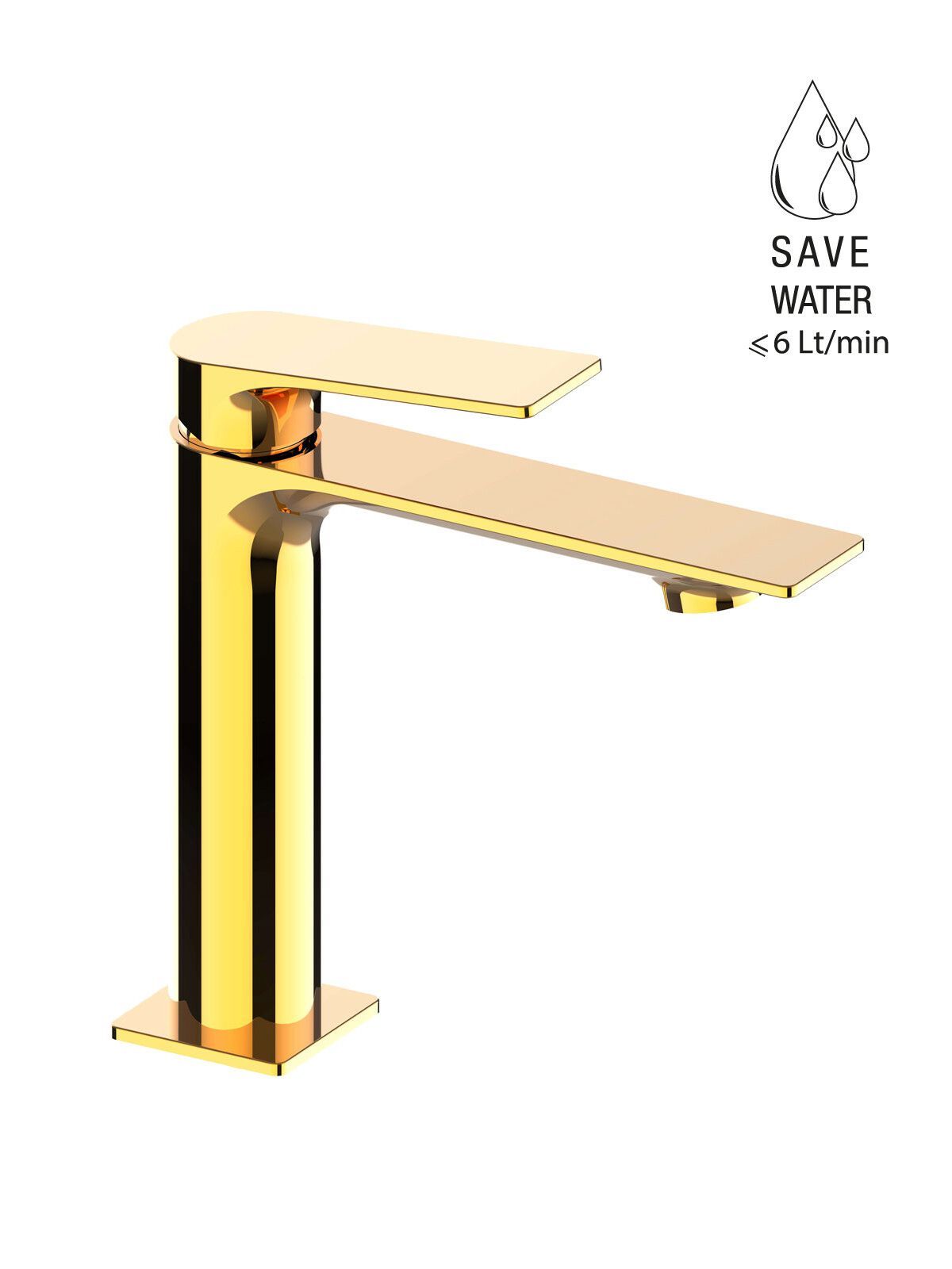 Однорычажный смеситель для раковины без слива Rubinetterie Frattini Narciso ARCH-00051367 - Вид №14