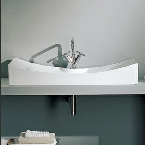 8038R Подвесная раковина настенная овальная Scarabeo Ceramiche  белая