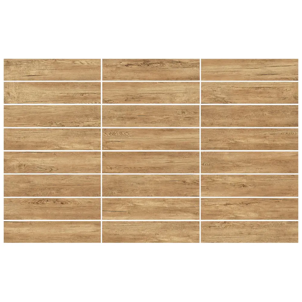 Глазурованный керамогранит Alma Ceramica Shanti 40 15.1x60.2 см 1.82 м² матовый цвет бежевый STLM-2019221 - Вид №2